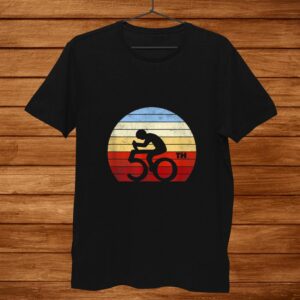 50th Birthday Mountain Bike Tour Cycling Lover Retro Vintage Shirt