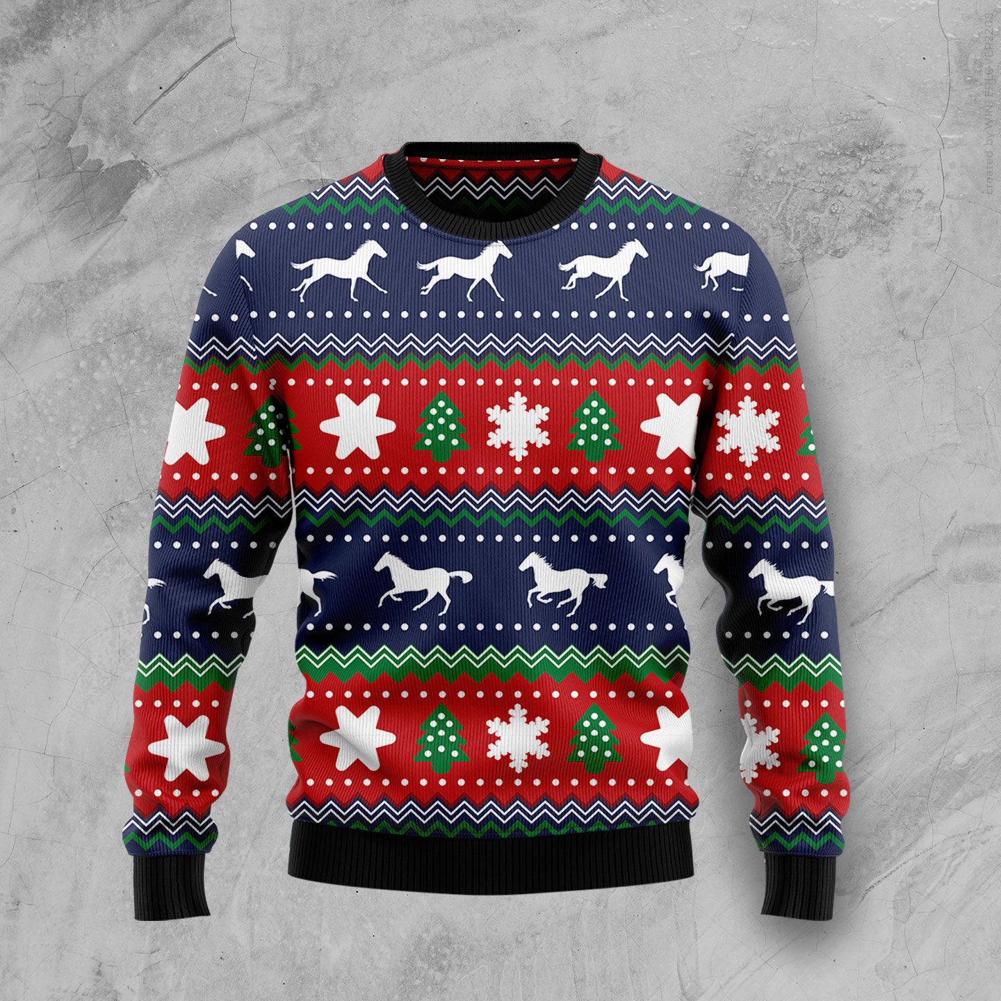 ugly sweater horse