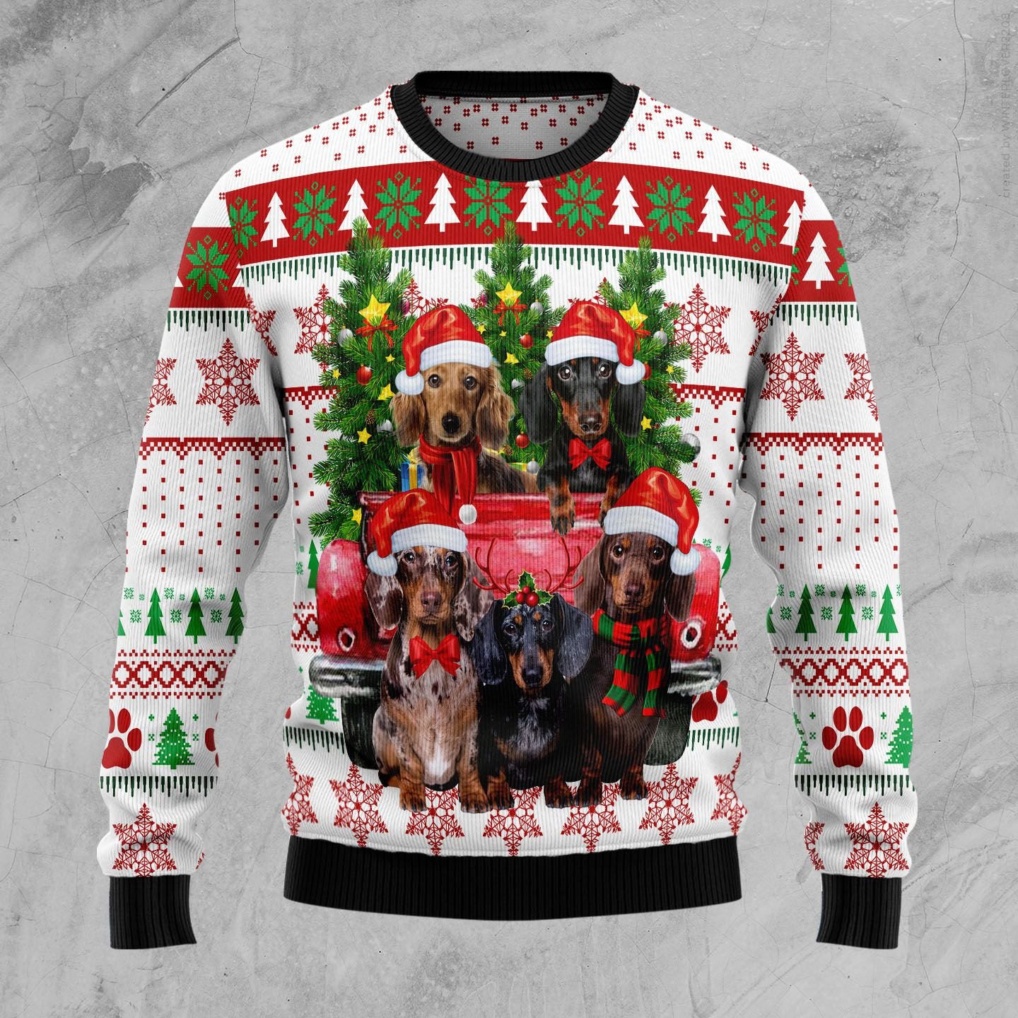 ugly christmas sweater truck