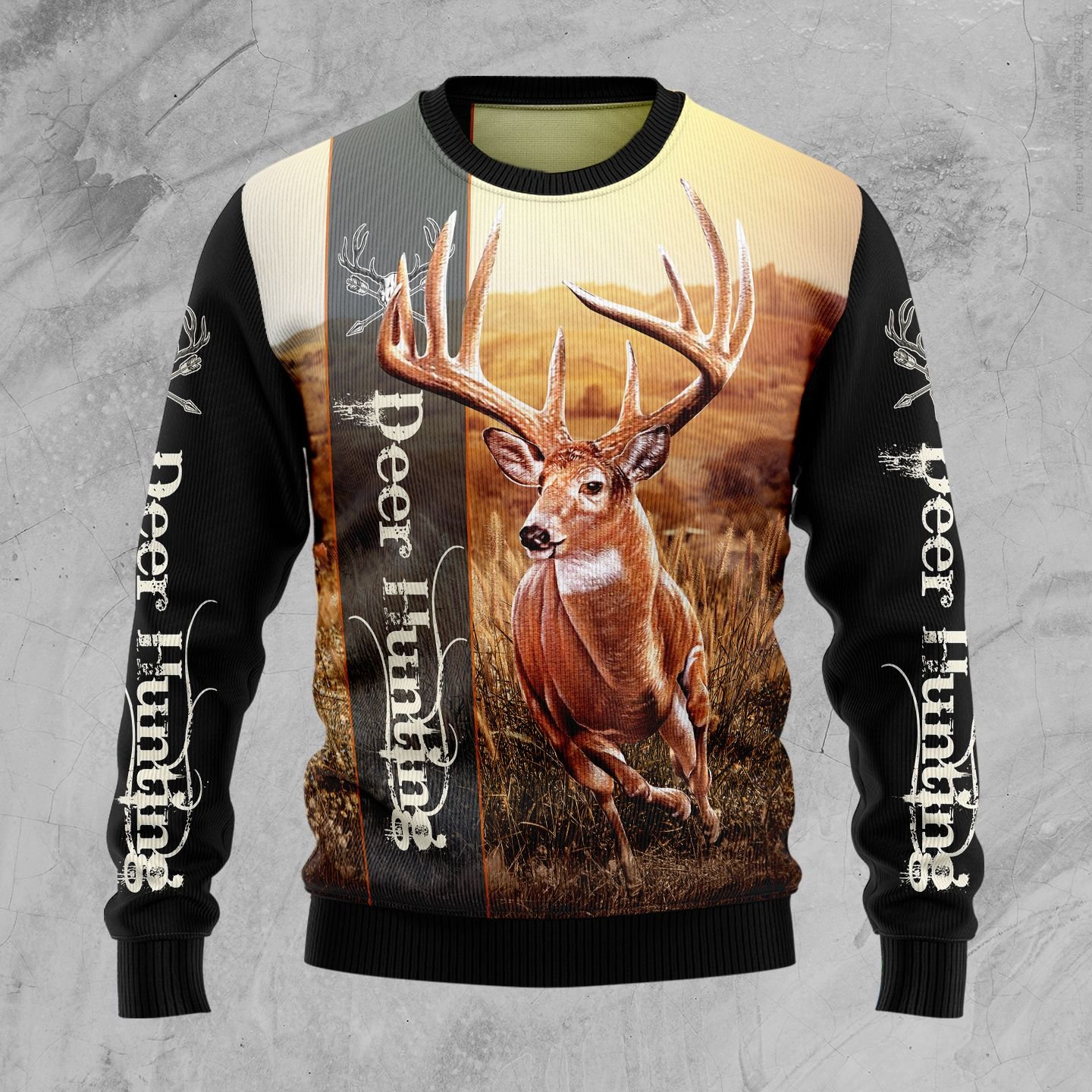 deer hunting ugly sweater