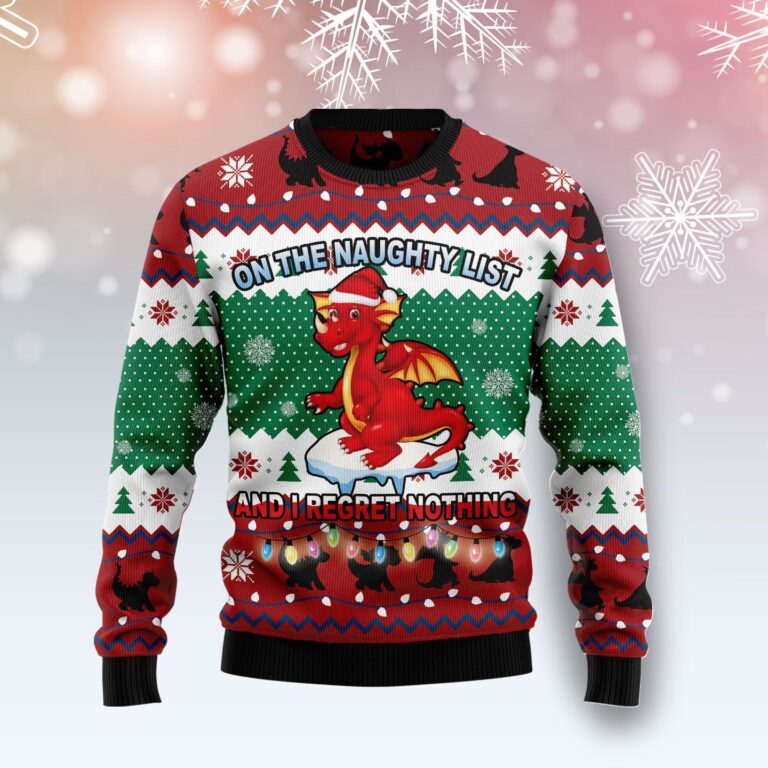 dragon ugly christmas sweater