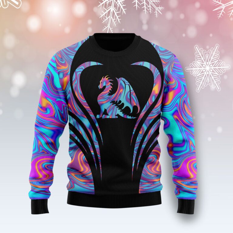 dragon ugly christmas sweater