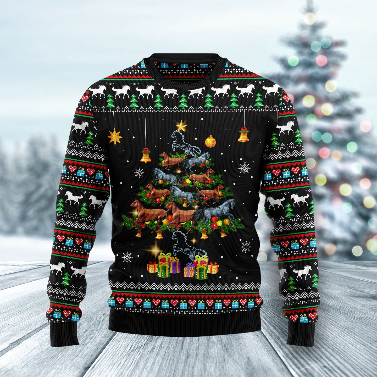 ugly sweater horse