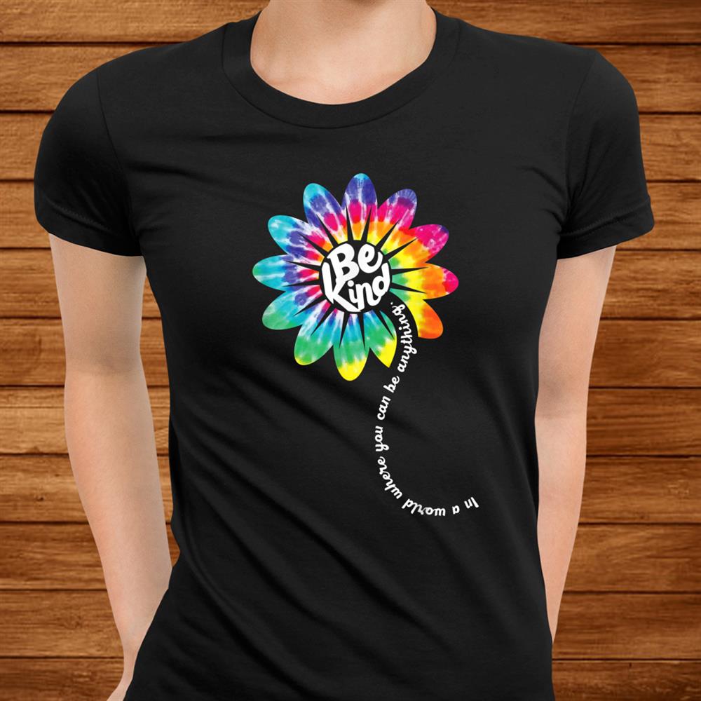 tie dye flower shirt