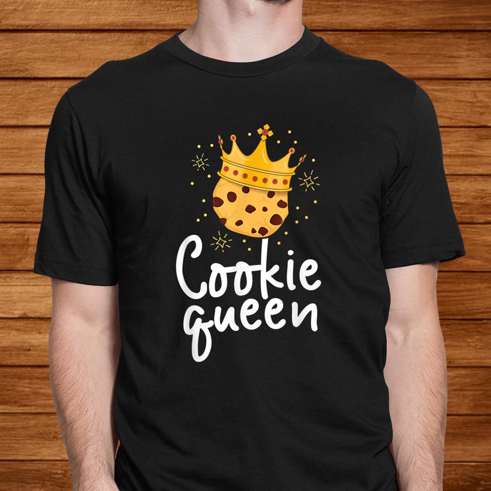 Cookie Queen Cute Chocolate Chip Foodie Gift Girls Shirt