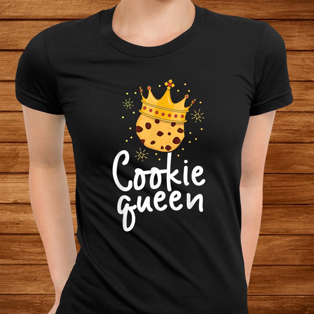 Cookie Queen Cute Chocolate Chip Foodie Gift Girls Shirt