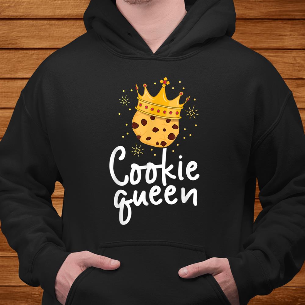 Cookie Queen Cute Chocolate Chip Foodie Gift Girls Shirt