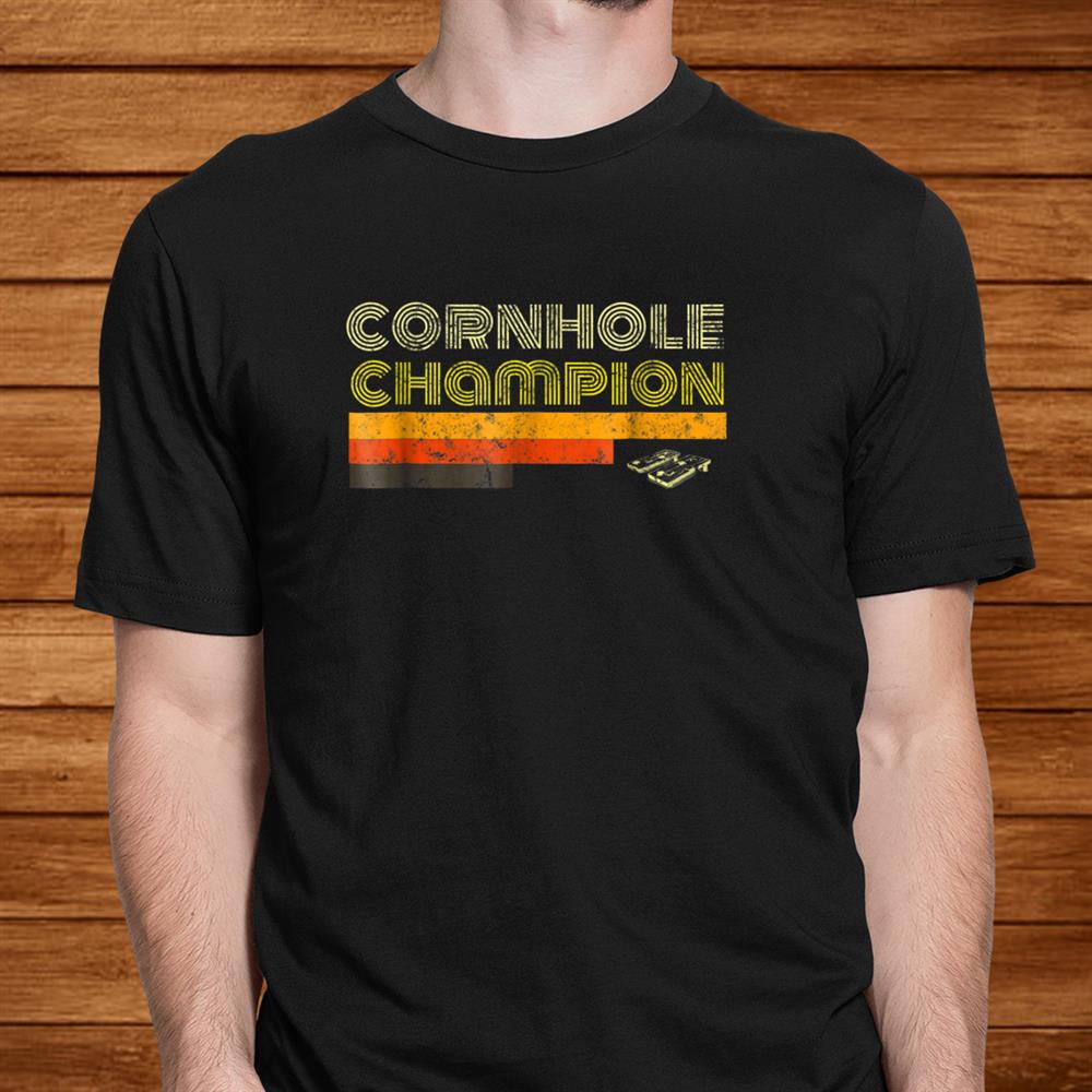 Cornhole Trophy Tshirt Vintage Christmas Gifts For Men0s Men