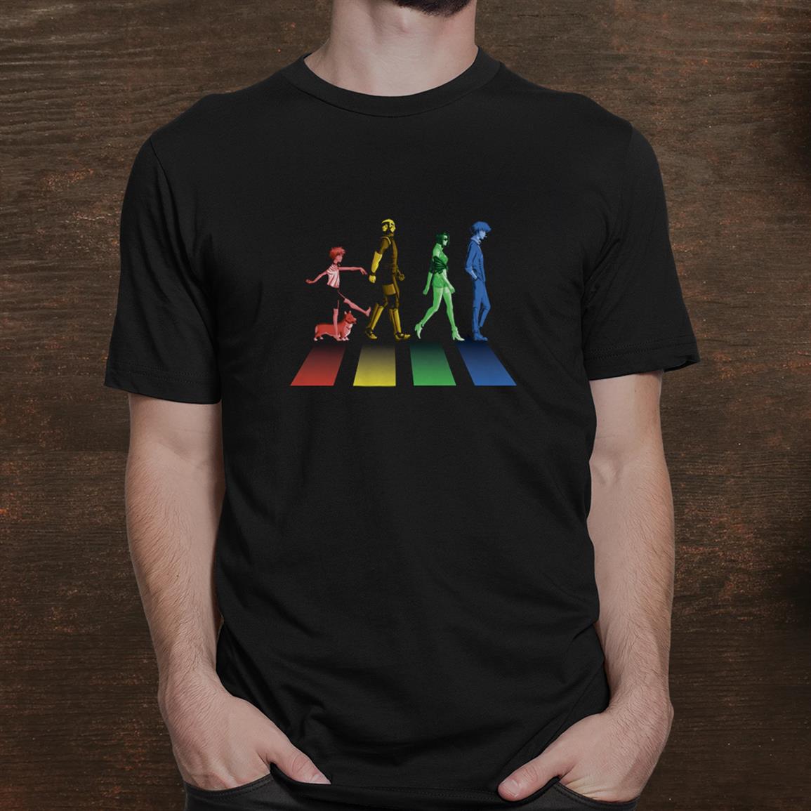 cowboy bebop beatles shirt
