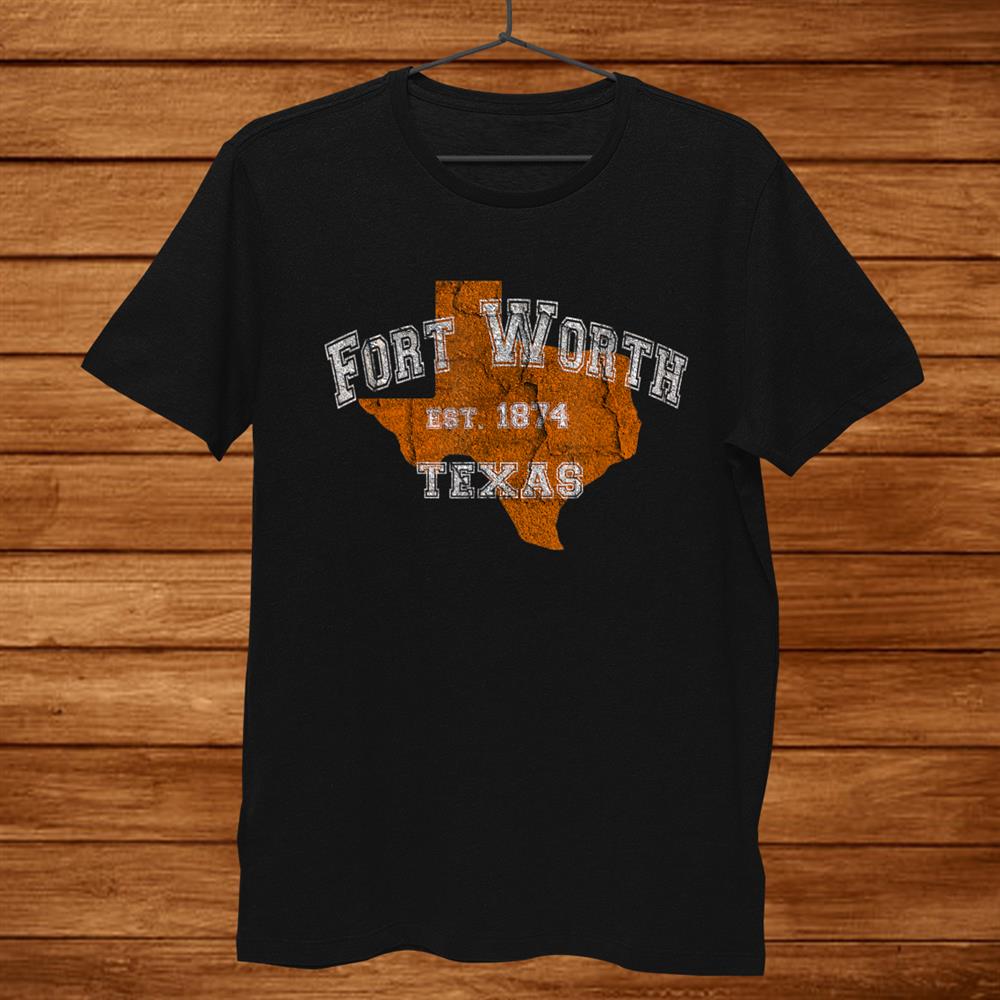 Fort Worth Tx Texas Vintage Athletic Sports Shirt