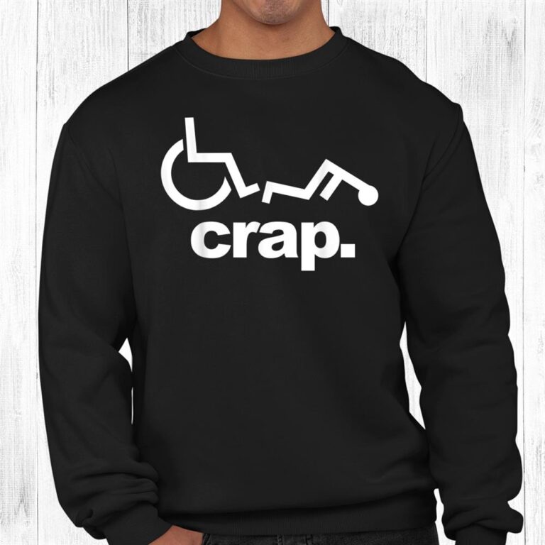 Handicap Wheelchair Funny Wheelchair Fall Shirt TeeUni