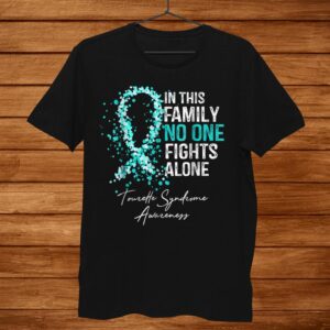 In This Family No One Fights Alone Shirt Tourette Syndrome Men