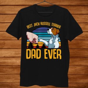 Best Jack Russell Terrier Dad Ever Cute Animal Dog Pet Shirt