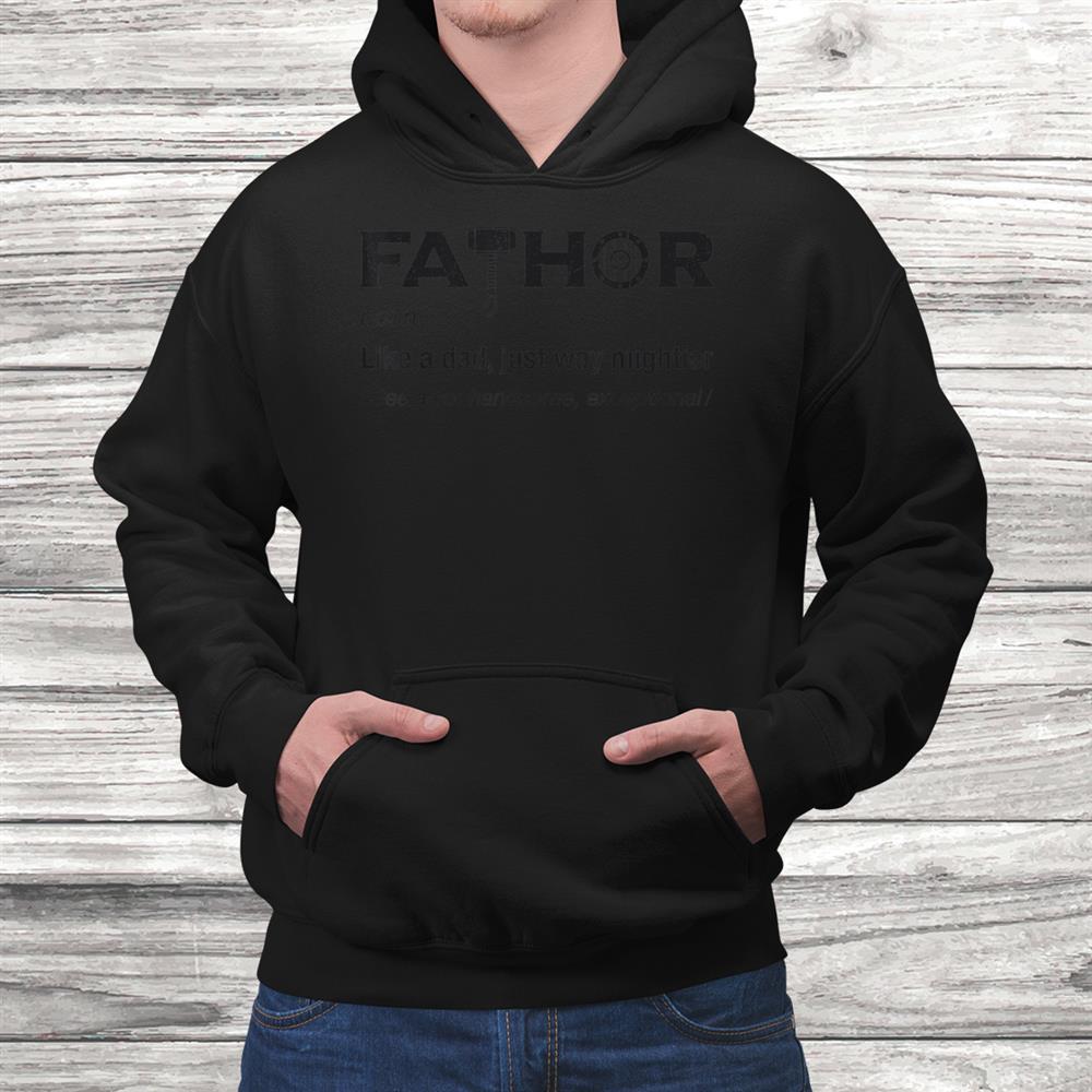Fathor Gifts For Dad Funny Cool Pun Vintage Shirt