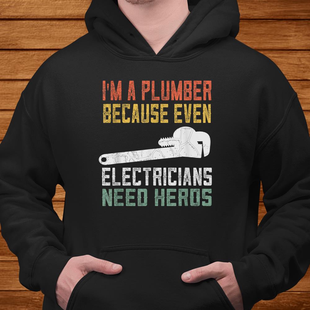 Plumber For Men Retro Plumbing Shirt