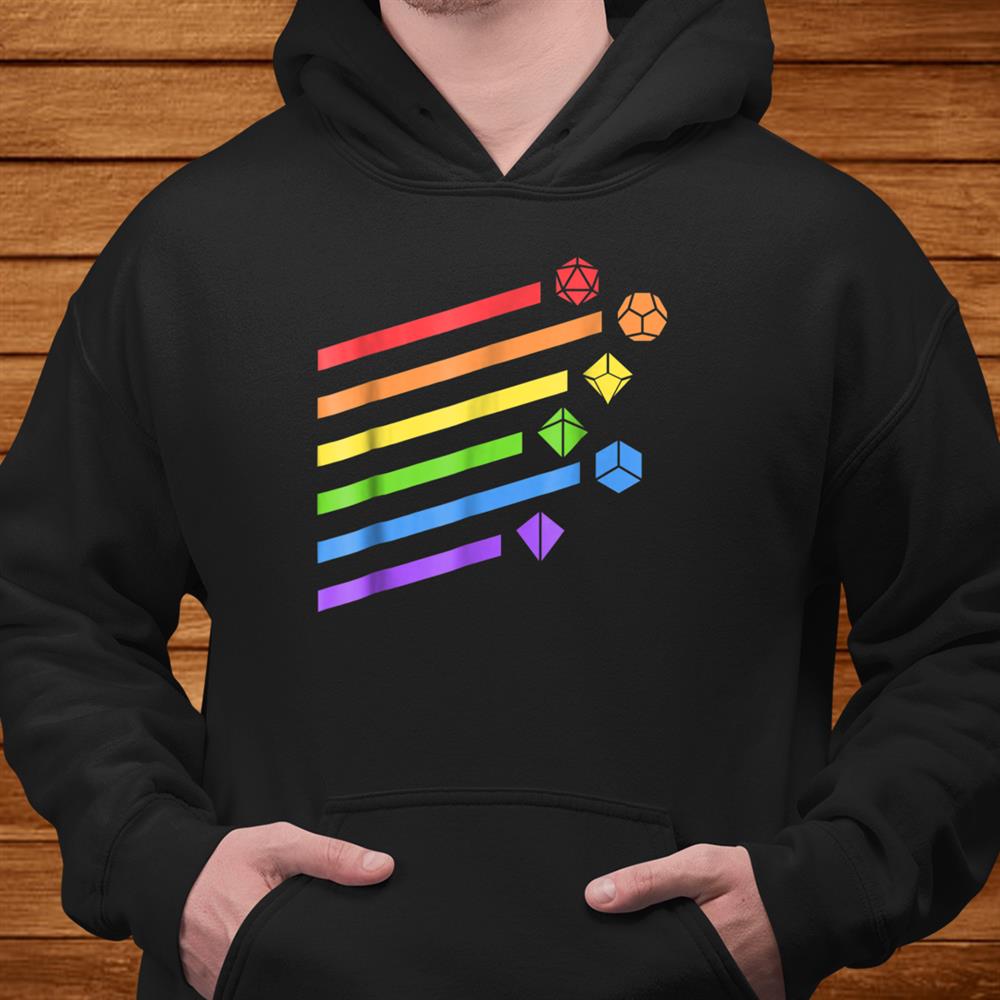 Minimalist Polyhedral Dice Set Colors D20 Collector Shirt