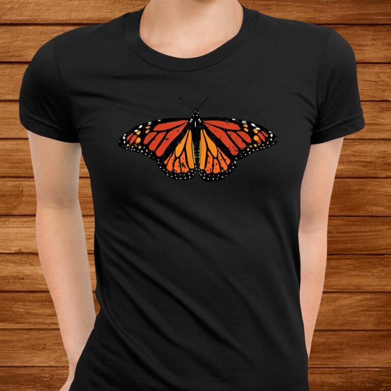 monarch print shirt