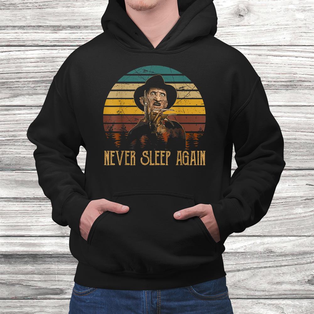 Never Sleep Again Vintage Freddy Shirt Nightmare Horror Shirt