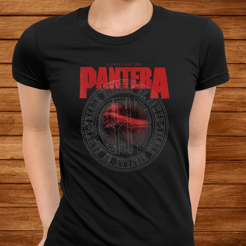 Pantera Official Vulgar Display of Power Circle Sweatshirt
