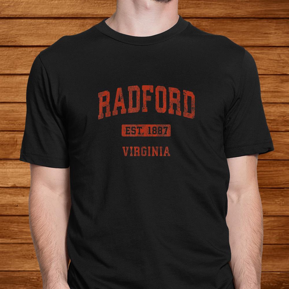 Radford Virginia Va Vintage Athletic Sports Shirt