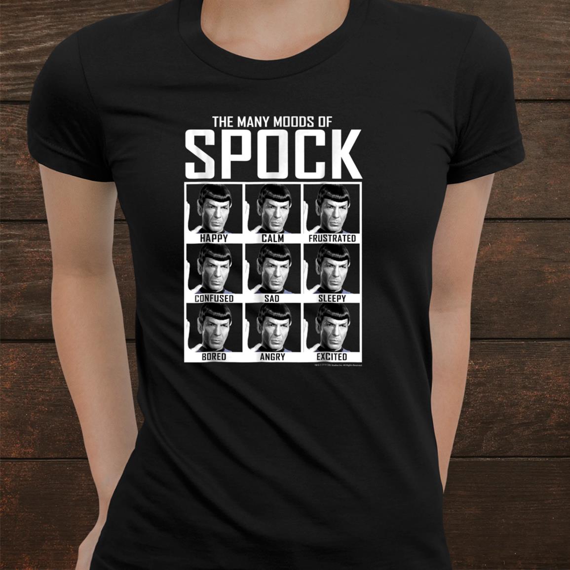 Star Trek Original Series Moods of Spock Graphic T-Shirt