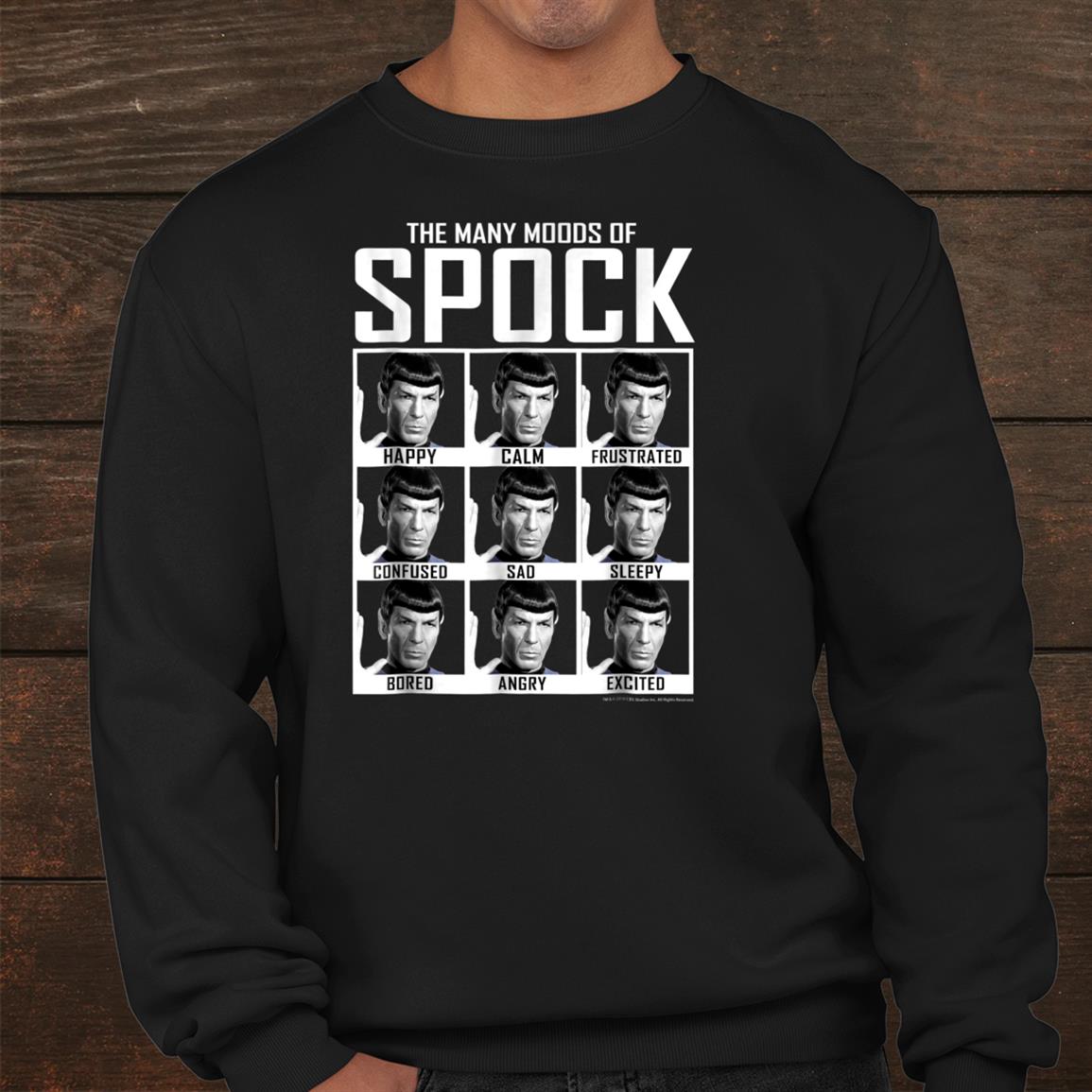 Star Trek Original Series Moods of Spock Graphic T-Shirt