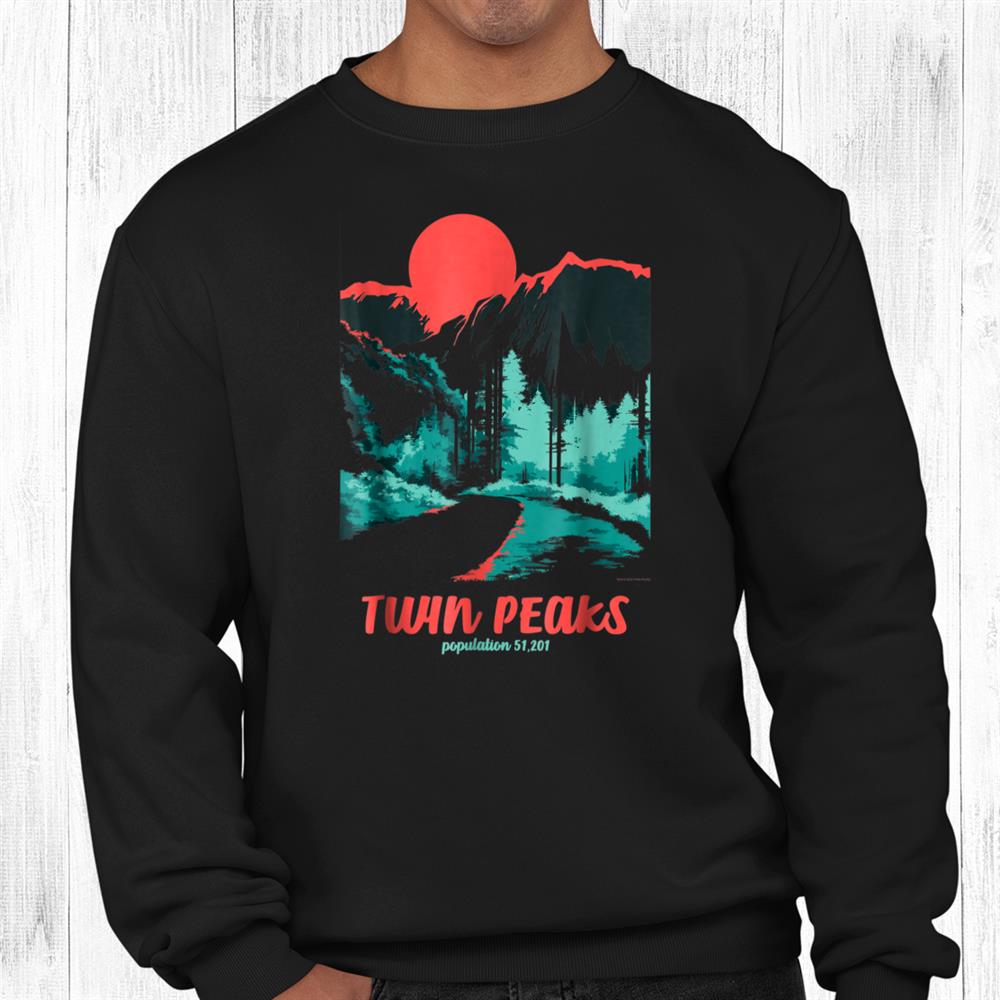 Twin Peaks Classic Tonal Color Pop Poster Graphic T-Shirt