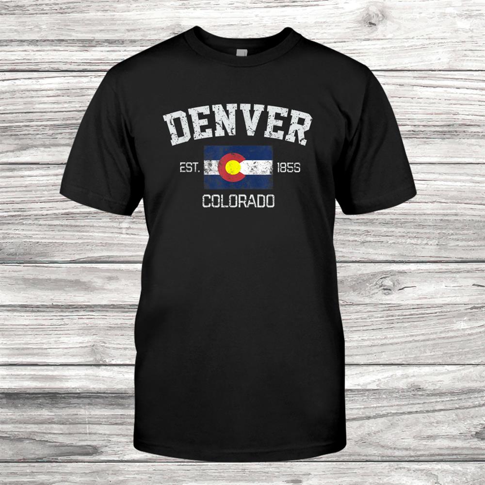 Vintage Denver Colorado Est.858 Souvenir Shirt