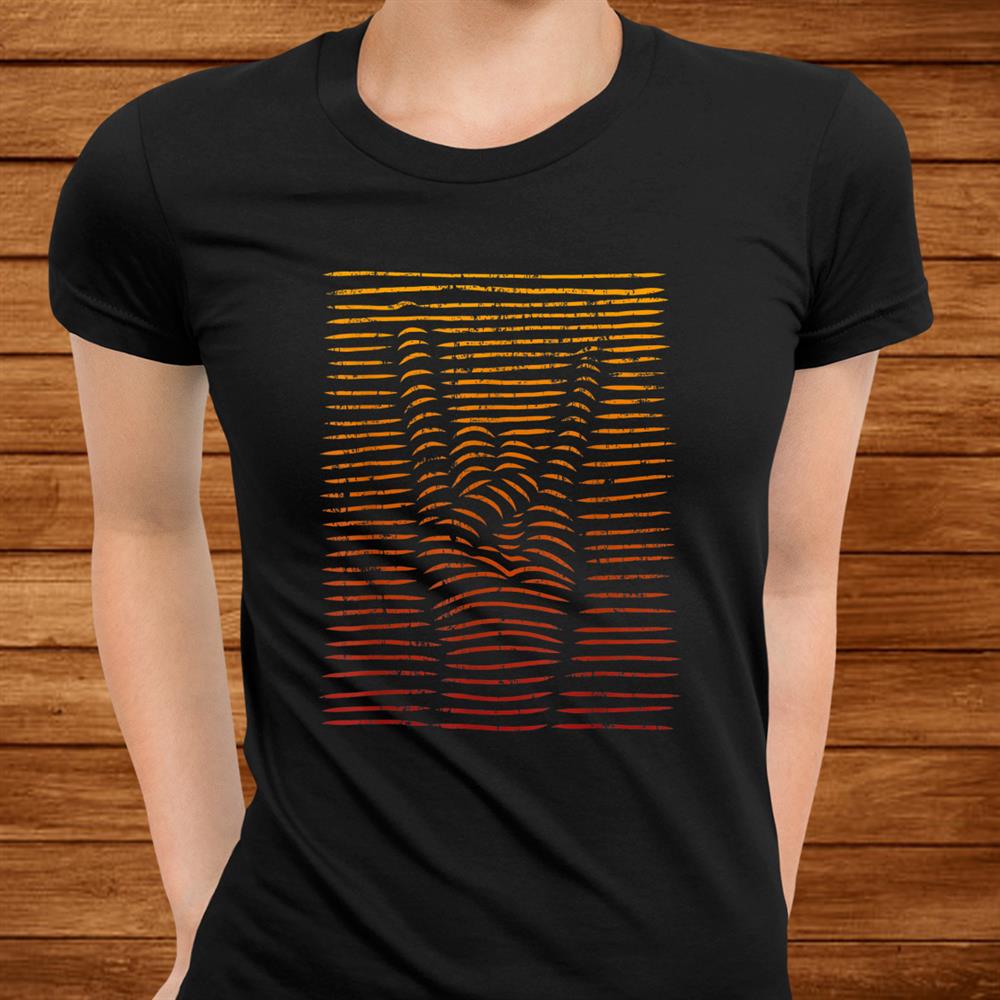 Vintage Rock Devil Horns Retro Heavy Metal Fork Music Sign Shirt