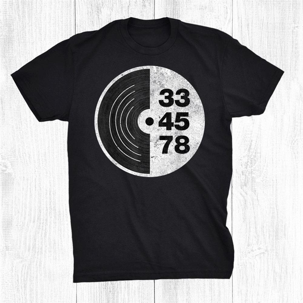 Vinyl Record Shirt Albums Turntable Vintage Record Collector Shirt
