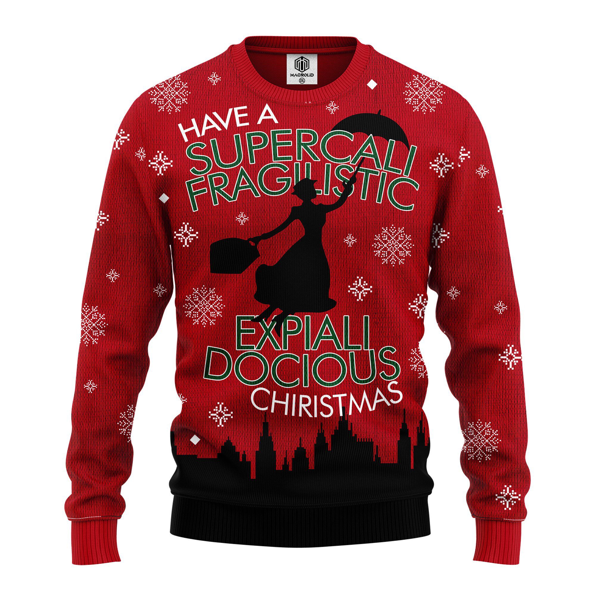 Mary Poppins Ugly Christmas Sweater | TeeUni