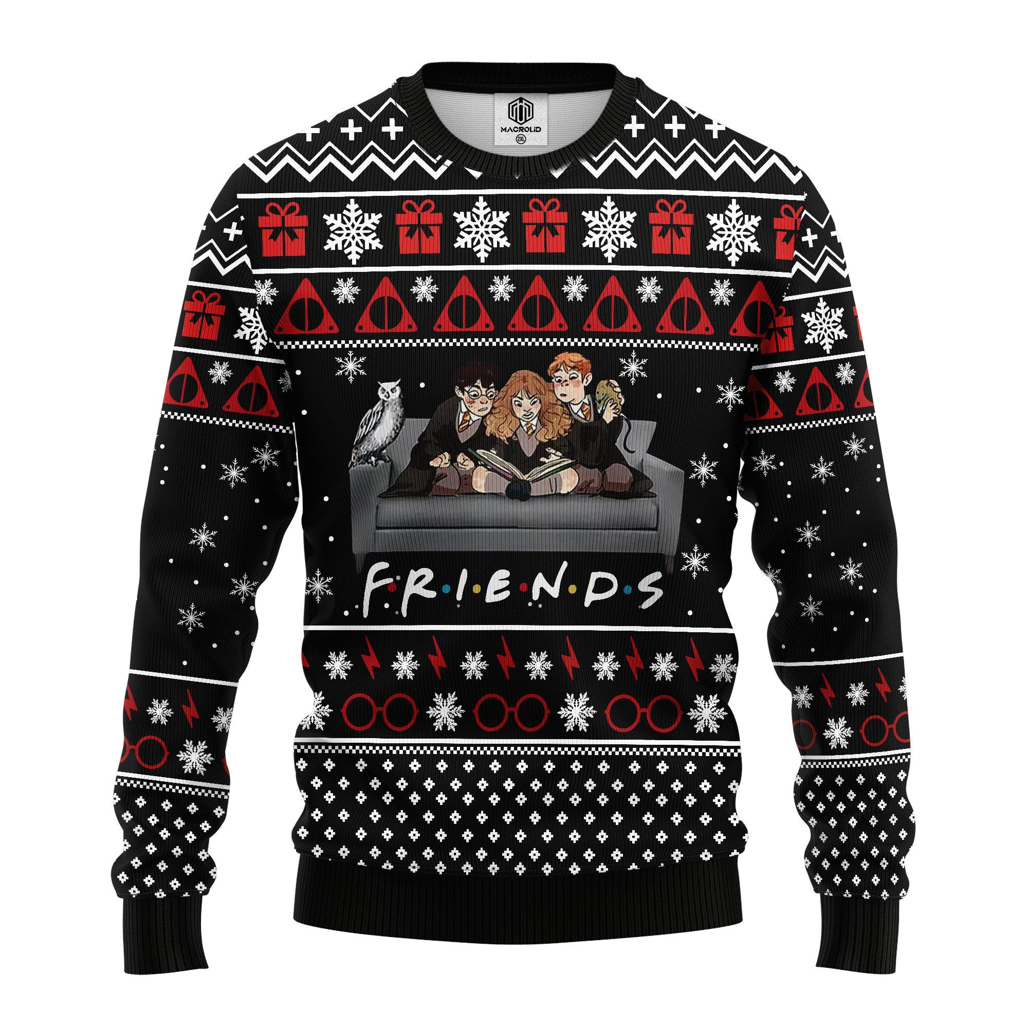 friends ugly christmas sweater