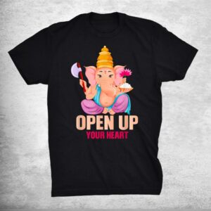 Funny Ganesha Hinduism Yoga Meditation India Elephant Shirt