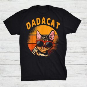 Dadacat Cat Dad Fathers Day Shirt