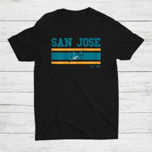 San Jose Sports Team Est 1991 Novelty Athletic Shark Shirt