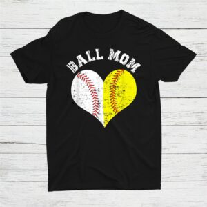 Ball Mom Baseball Softball Mama Team Sports Shirt