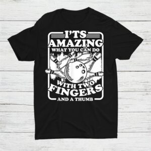 Bowling Alley Pins Spare Strike Shirt