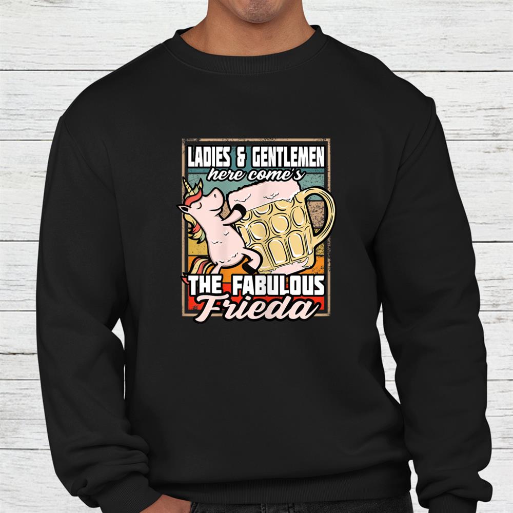 Frieda Name Vintage I Frieda Unicorn I The Fabulous Frieda Shirt