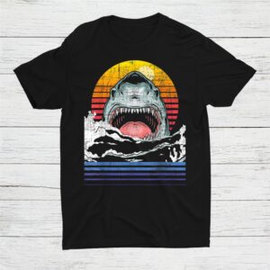 Retro Vintage Sharkmarine Biologist Wildlife Shirt