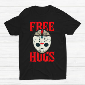 Free Hugs Lazy Scary Creepy Horror Movie Shirt