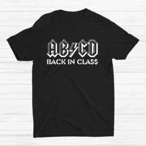 Teacher Rock Roll Band Back To School Shirt