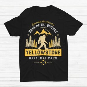 Yellowstone National Park Bigfoot Shirt