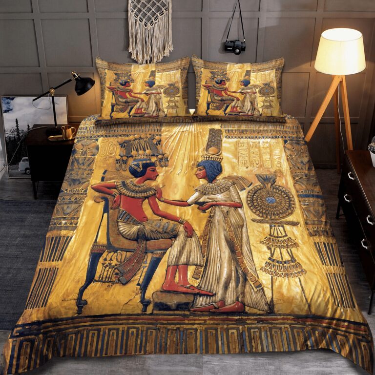 Ancient Egypt Bedding Set Duvet Cover Set TeeUni
