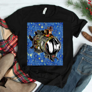 Starry Night Mechanical Submarine Steampunk Shirt