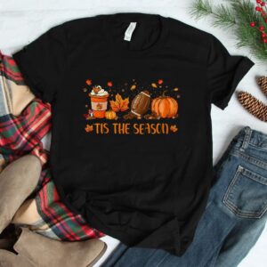 Tis The Season Football Pumpkin Spice Fall Vibe Thanksgiving Shirt