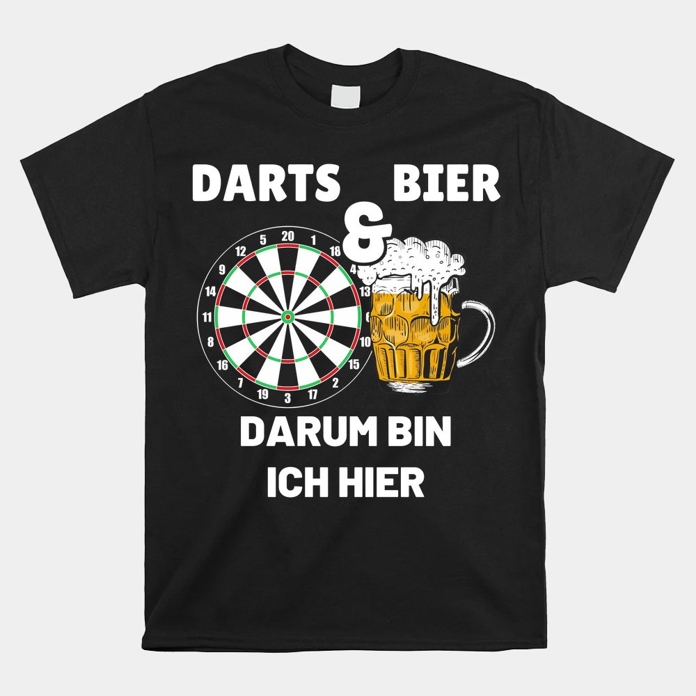 Darts And Beer Saying T-shirt
