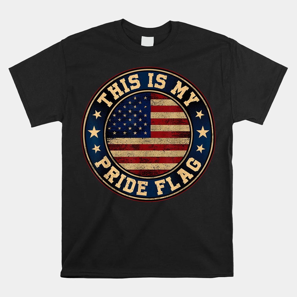 This Is My Pride Flag Shirt American Flag Shirt
