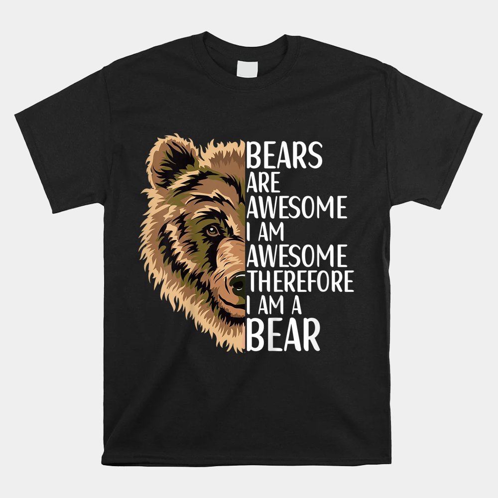 Bear Apparel Grizzly Wildlife Animal Shirt