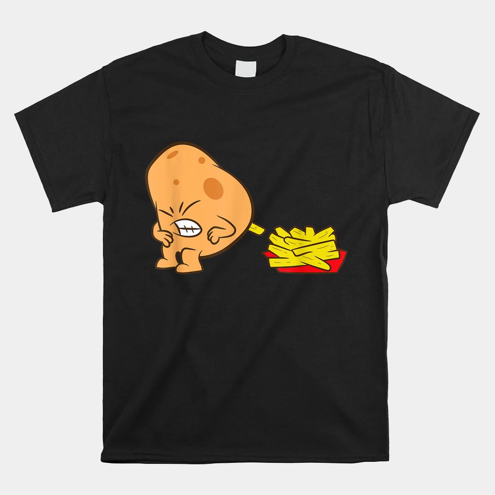 Funny Potato And French Fries Shirt