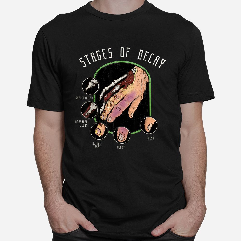 Stages Of Decay Forensic Science Funeral HomeCoroner Shirt